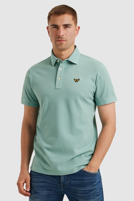 PME legend short sleeve polo pique garment dy